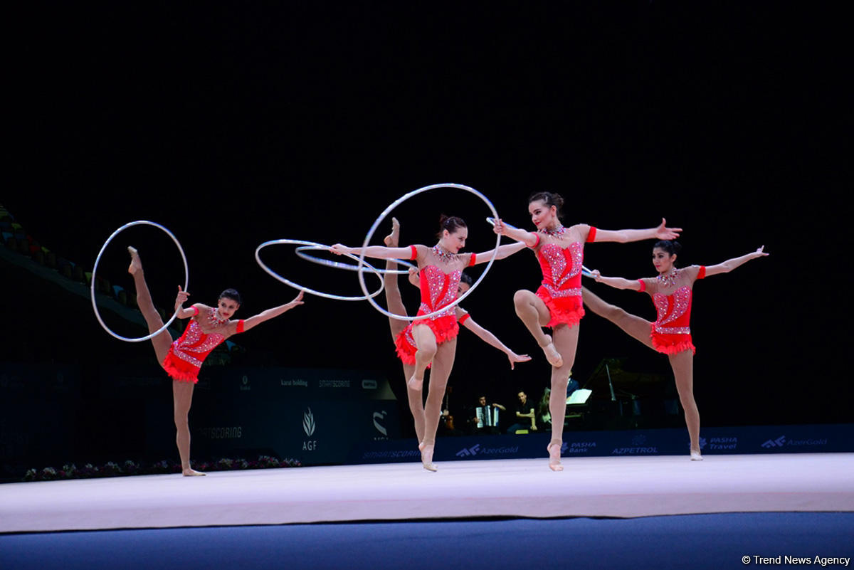 Azerbaijani gymnasts win bronze at FIG World Cup in Baku  (PHOTO)
