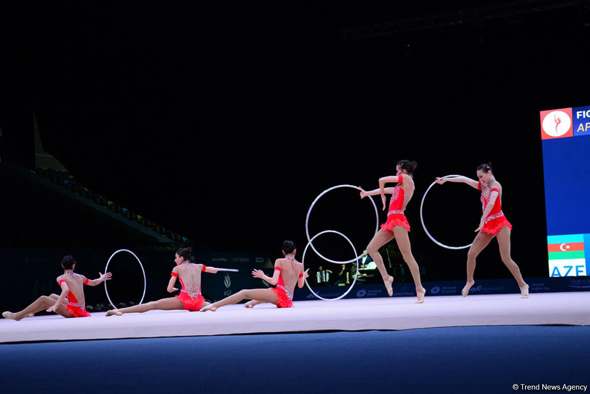 Azerbaijani gymnasts win bronze at FIG World Cup in Baku  (PHOTO)