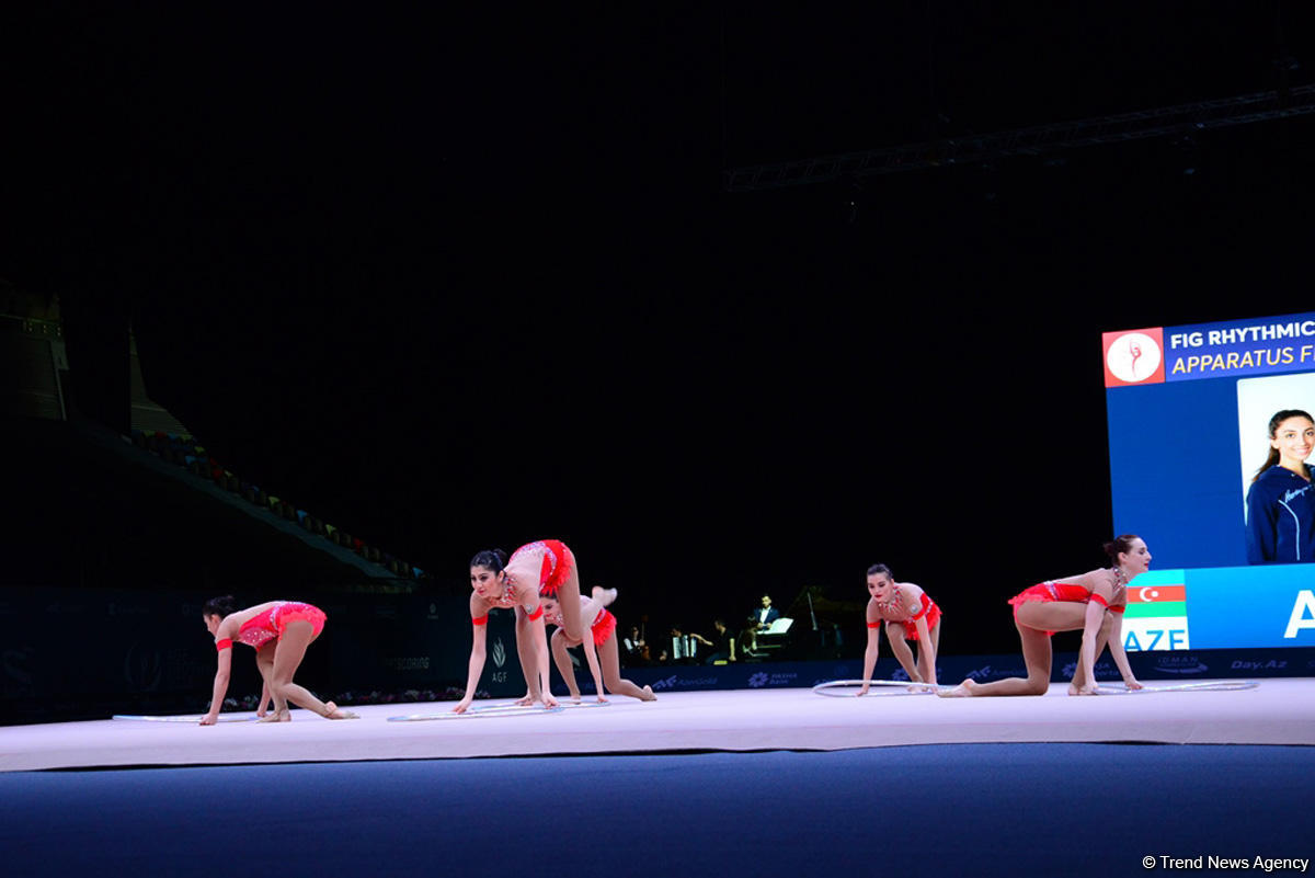 Azerbaijani gymnasts win bronze at FIG World Cup in Baku  (PHOTO)
