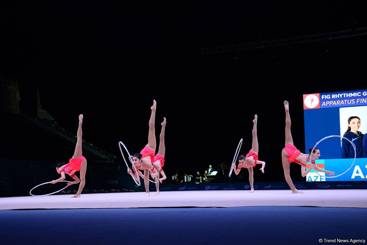 Azerbaijani gymnasts win bronze at FIG World Cup in Baku  (PHOTO)