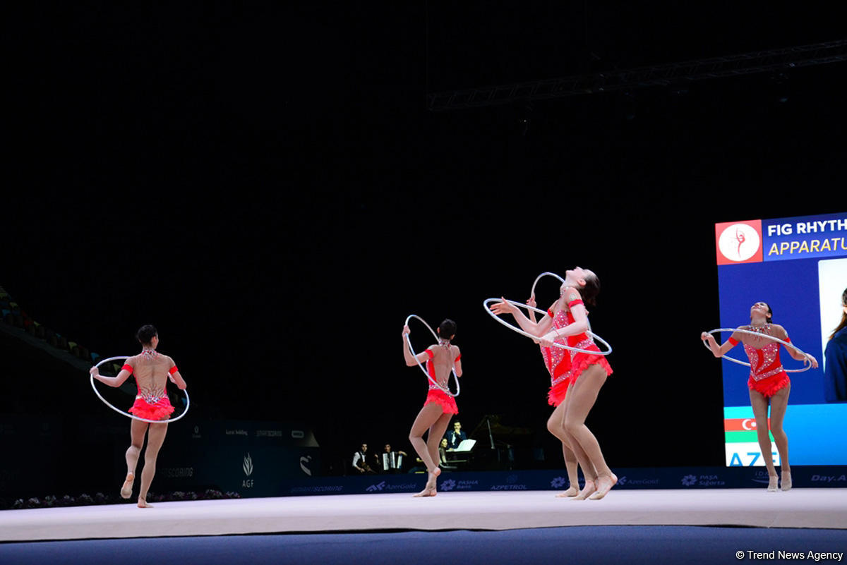 Azerbaijani gymnasts win bronze at FIG World Cup in Baku  (PHOTO)