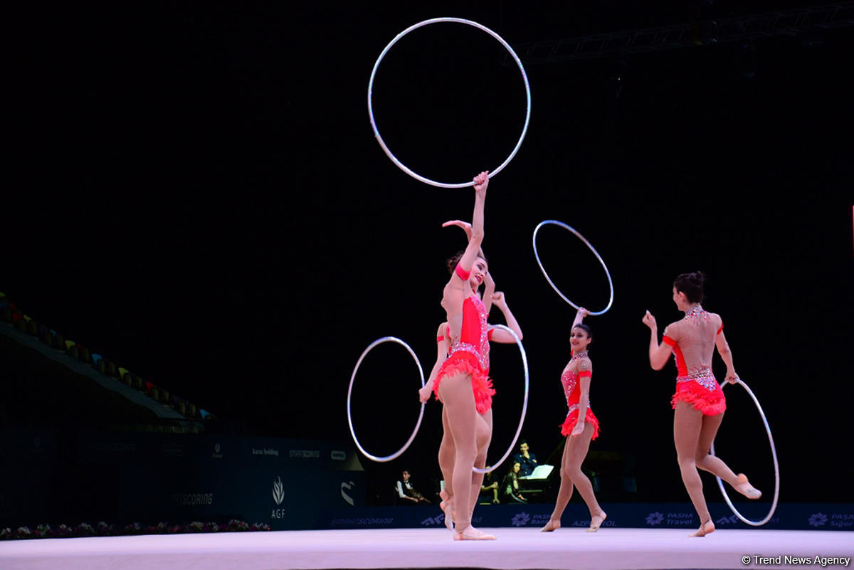 Azerbaijani gymnasts win bronze at FIG World Cup in Baku  (PHOTO)