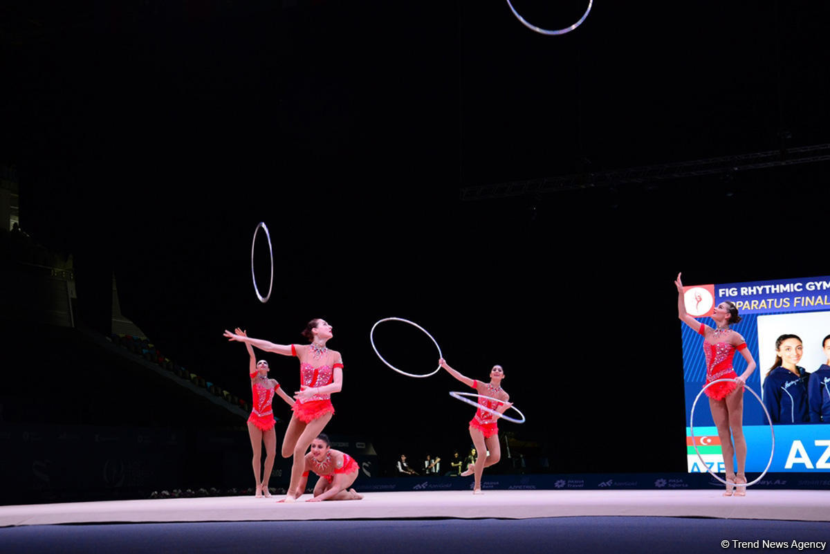 Azerbaijani gymnasts win bronze at FIG World Cup in Baku  (PHOTO)