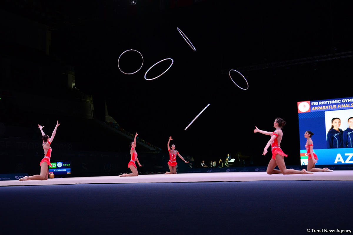 Azerbaijani gymnasts win bronze at FIG World Cup in Baku  (PHOTO)