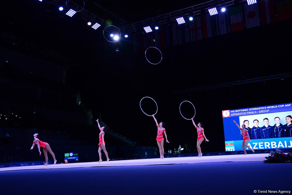 Azerbaijani gymnasts win bronze at FIG World Cup in Baku  (PHOTO)