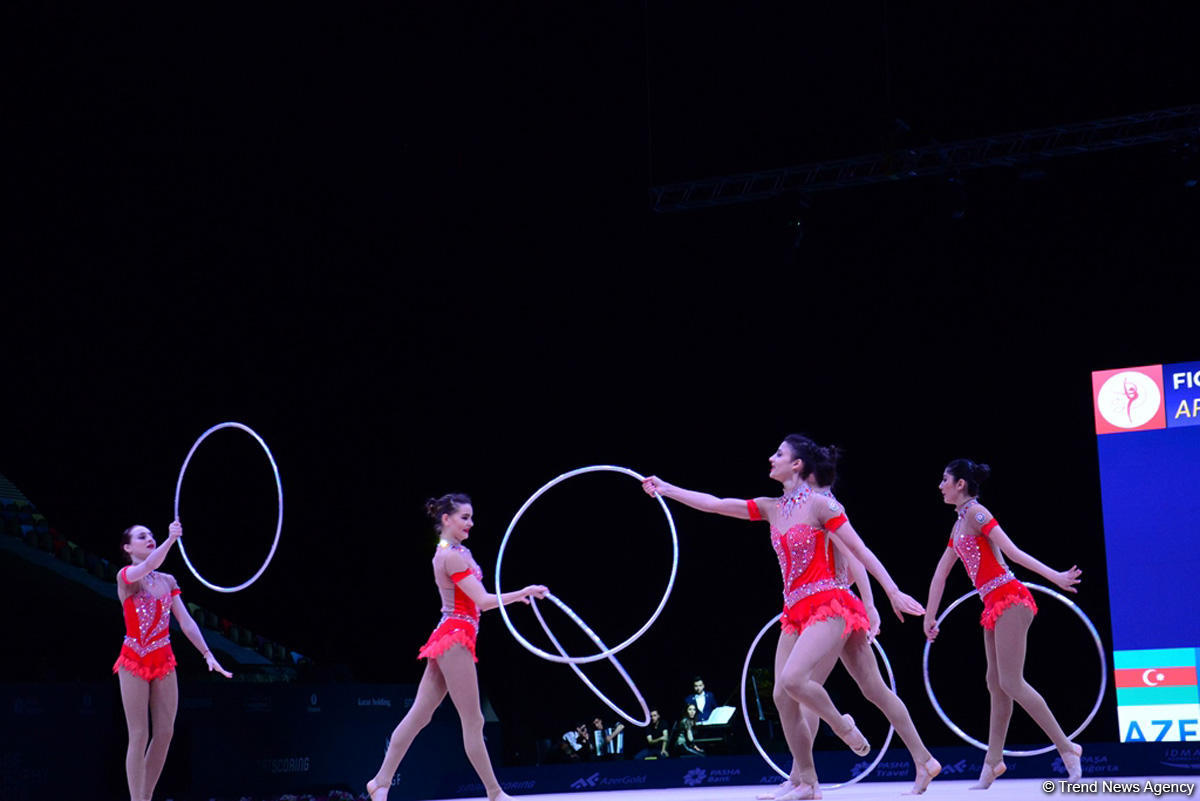 Azerbaijani gymnasts win bronze at FIG World Cup in Baku  (PHOTO)