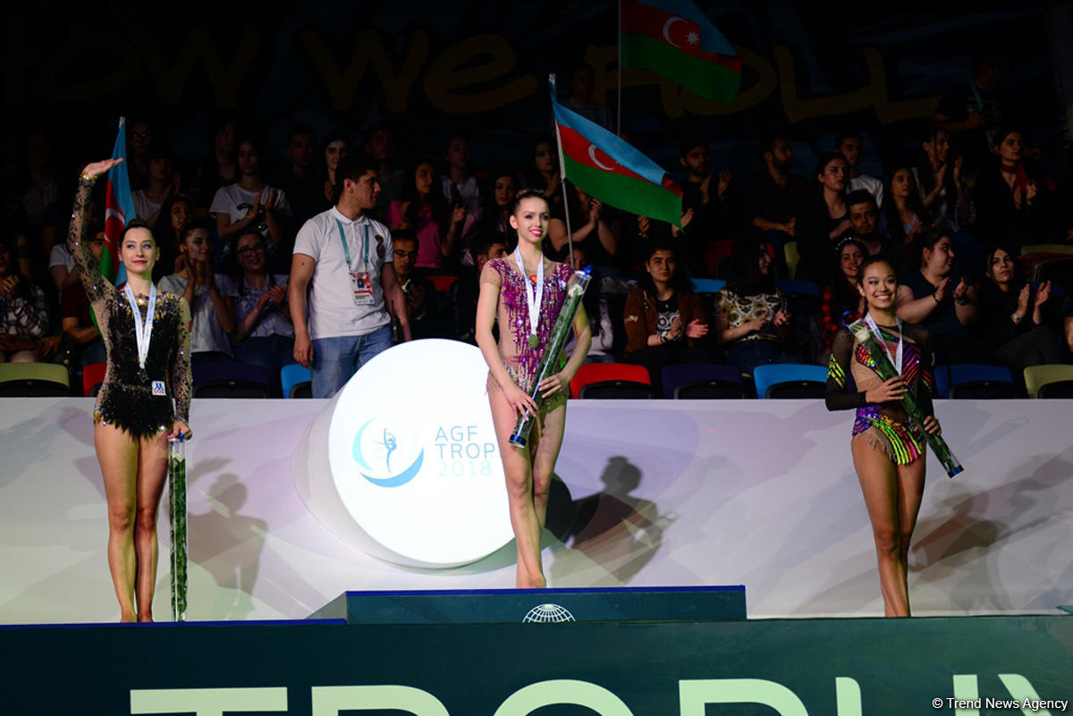 Winners of Rhythmic Gymnastics World Cup awarded in Baku (PHOTO)