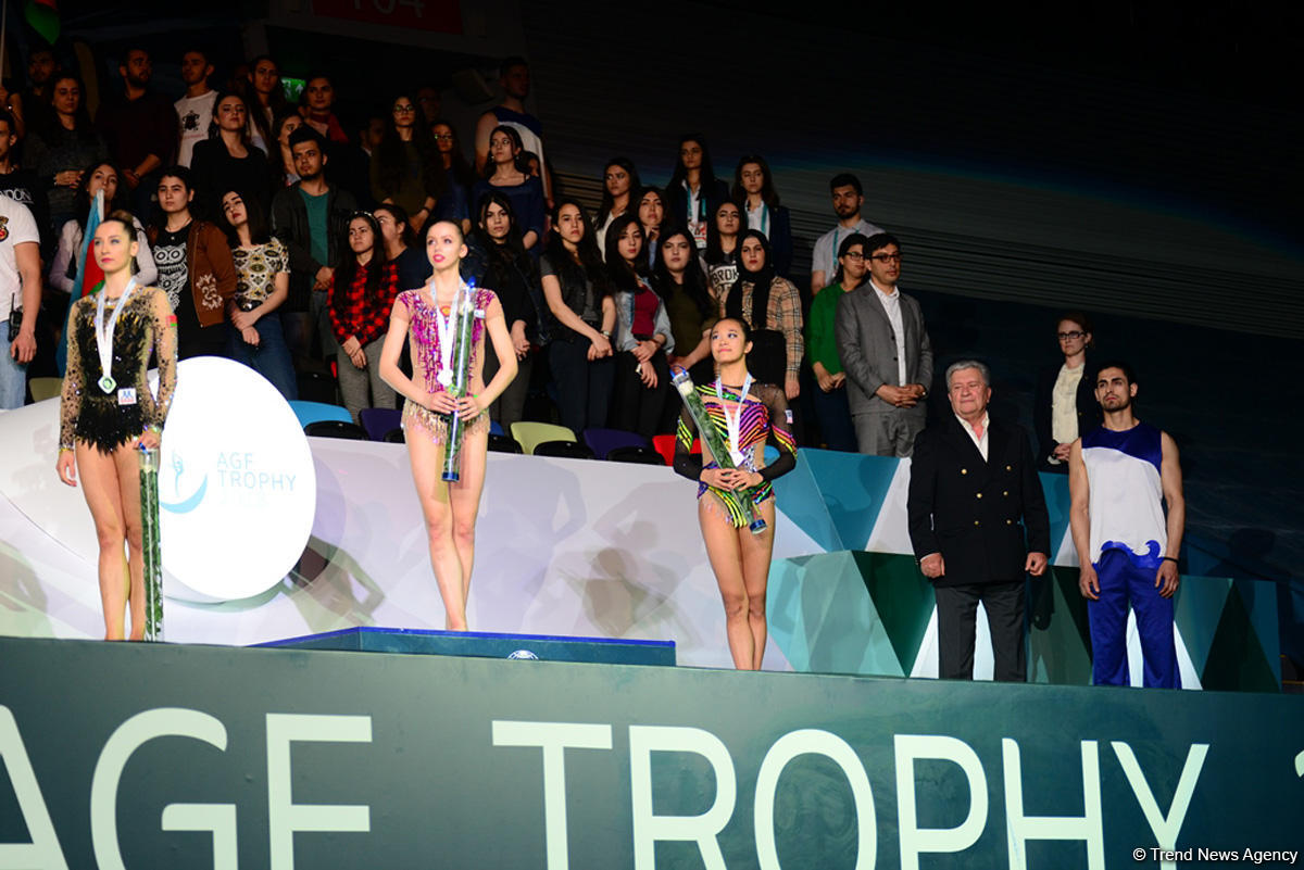 Winners of Rhythmic Gymnastics World Cup awarded in Baku (PHOTO)