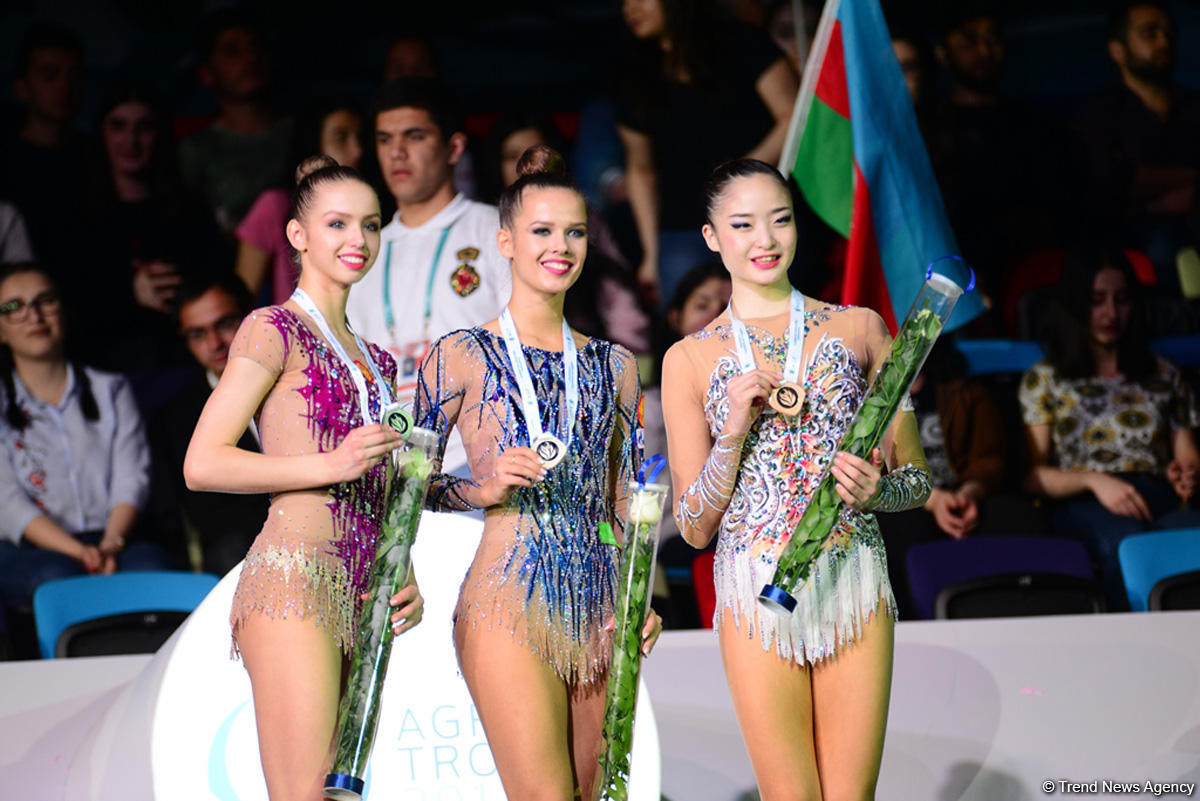 Winners of Rhythmic Gymnastics World Cup awarded in Baku (PHOTO)