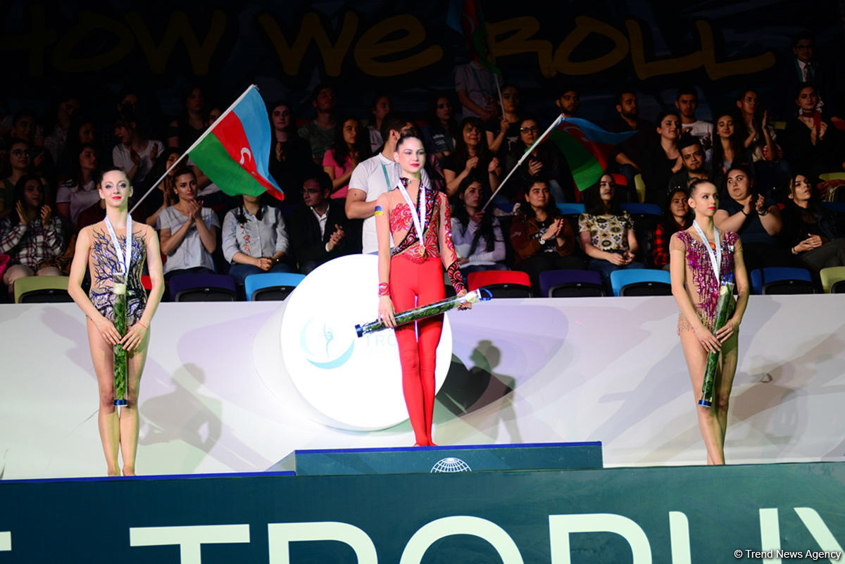 Winners of Rhythmic Gymnastics World Cup awarded in Baku (PHOTO)