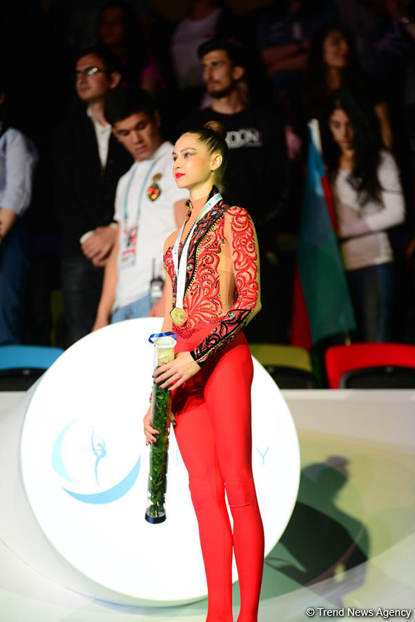 Winners of Rhythmic Gymnastics World Cup awarded in Baku (PHOTO)