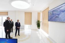 President Aliyev attends ceremony to launch drinking water supply system in Khacmaz (PHOTO)