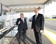 President Aliyev inaugurates multi-level road junction, passage to Heydar Aliyev Avenue (PHOTO)
