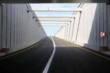 President Aliyev inaugurates multi-level road junction, passage to Heydar Aliyev Avenue (PHOTO)