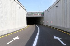 President Aliyev inaugurates multi-level road junction, passage to Heydar Aliyev Avenue (PHOTO)