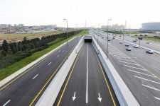 President Aliyev inaugurates multi-level road junction, passage to Heydar Aliyev Avenue (PHOTO)