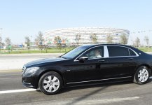 President Aliyev inaugurates multi-level road junction, passage to Heydar Aliyev Avenue (PHOTO)