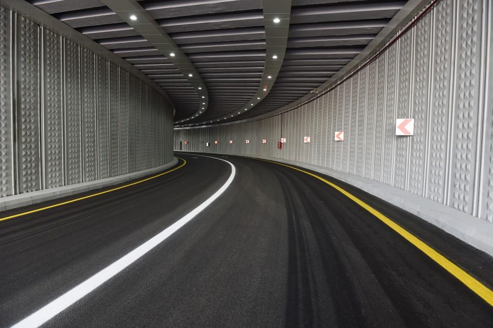 President Aliyev inaugurates multi-level road junction, passage to Heydar Aliyev Avenue (PHOTO)