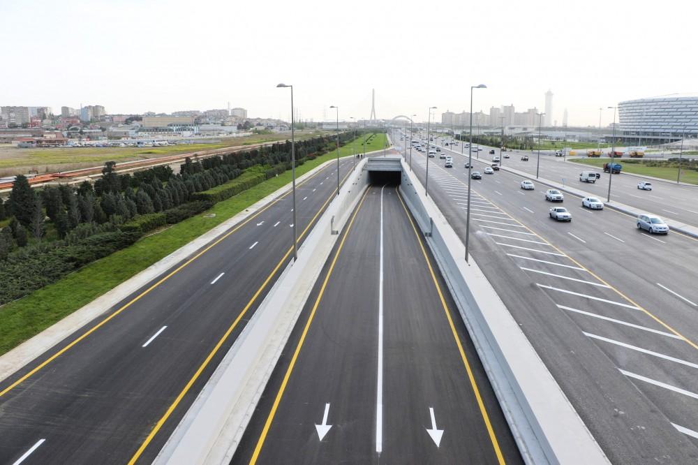 President Aliyev inaugurates multi-level road junction, passage to Heydar Aliyev Avenue (PHOTO)
