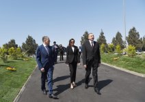 Ilham Aliyev, first lady attend tree-planting campaign on occasion of Azerbaijani national leader's birthday (PHOTO)