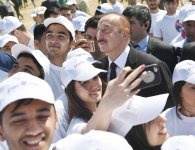 Ilham Aliyev, first lady attend tree-planting campaign on occasion of Azerbaijani national leader's birthday (PHOTO)