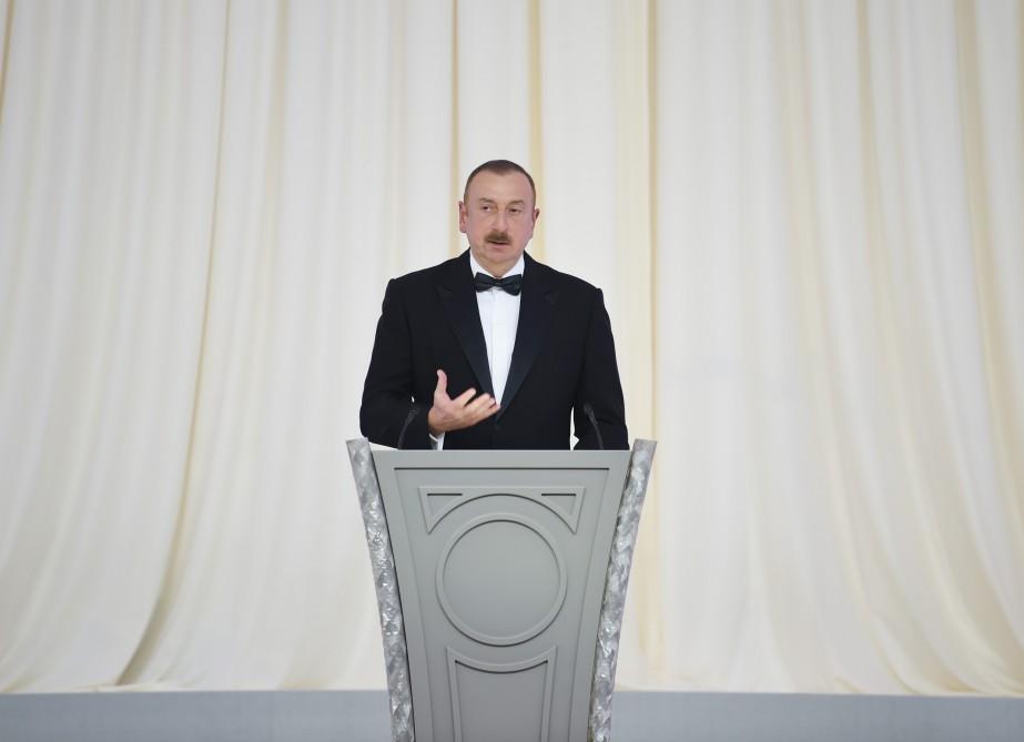 President Aliyev: North-South, East-West transport corridor projects being implemented with Azerbaijan’s big investments