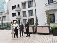 Azerbaijani president, first lady inaugurate Dinamo hotel in Baku (PHOTO)