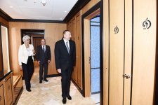Azerbaijani president, first lady inaugurate Dinamo hotel in Baku (PHOTO)