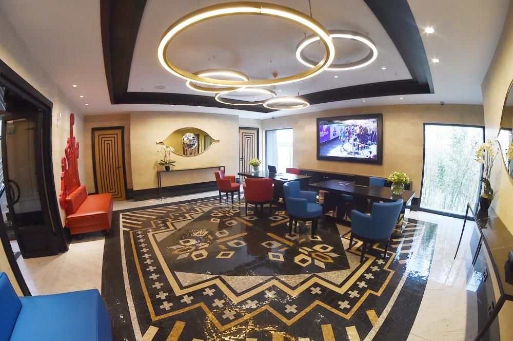 Azerbaijani president, first lady inaugurate Dinamo hotel in Baku (PHOTO)