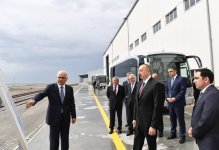 President Aliyev attends opening of Baku Int’l Sea Trade Port Complex (PHOTO)