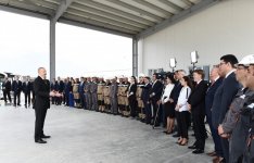 President Aliyev attends opening of Baku Int’l Sea Trade Port Complex (PHOTO)