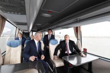 President Aliyev attends opening of Baku Int’l Sea Trade Port Complex (PHOTO)