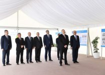 President Aliyev attends opening of Baku Int’l Sea Trade Port Complex (PHOTO)