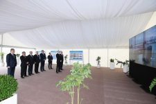 President Aliyev attends opening of Baku Int’l Sea Trade Port Complex (PHOTO)