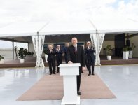 President Aliyev attends opening of Baku Int’l Sea Trade Port Complex (PHOTO)