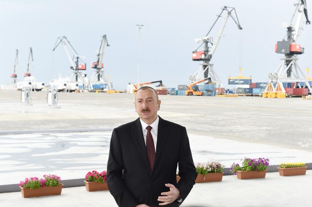 President Aliyev: All tasks set before Azerbaijan's transport infrastructure fulfilled