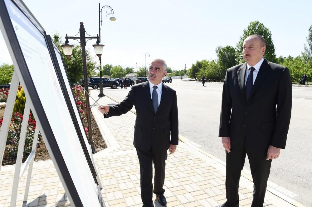 Ilham Aliyev launches start of reconstruction of water supply system in Nakhchivan (PHOTO)