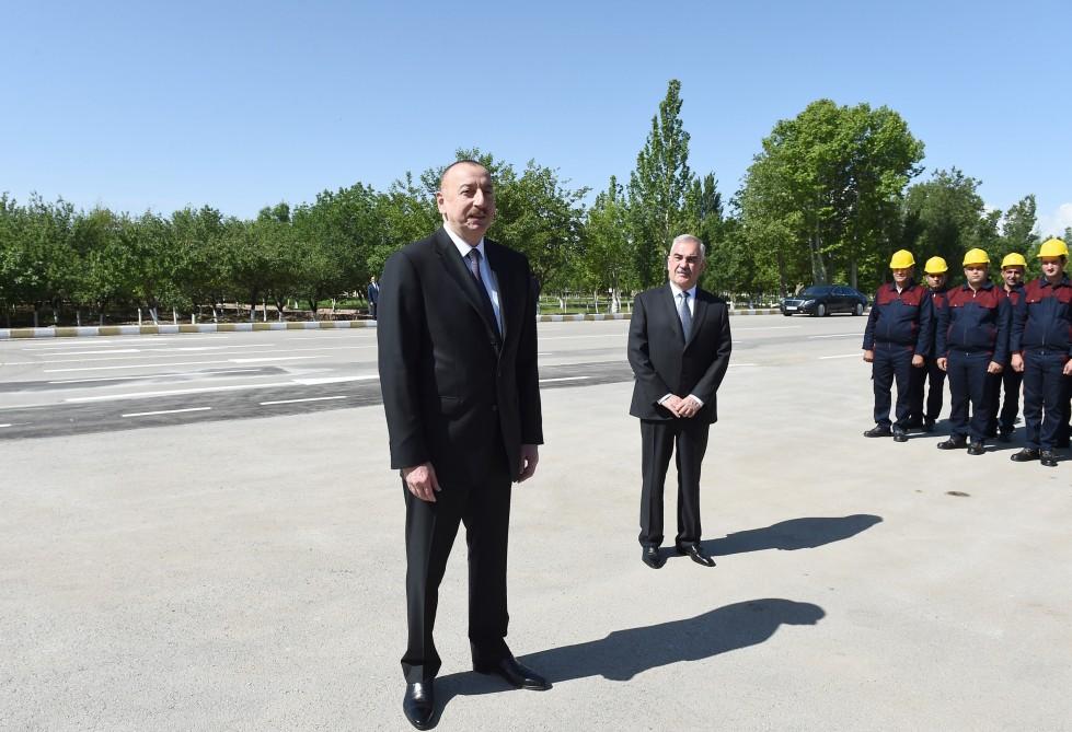 Ilham Aliyev launches start of reconstruction of water supply system in Nakhchivan (PHOTO)