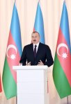 President Ilham Aliyev, First Lady Mehriban Aliyeva attend official reception on occasion of 100th anniversary of ADR (PHOTO)