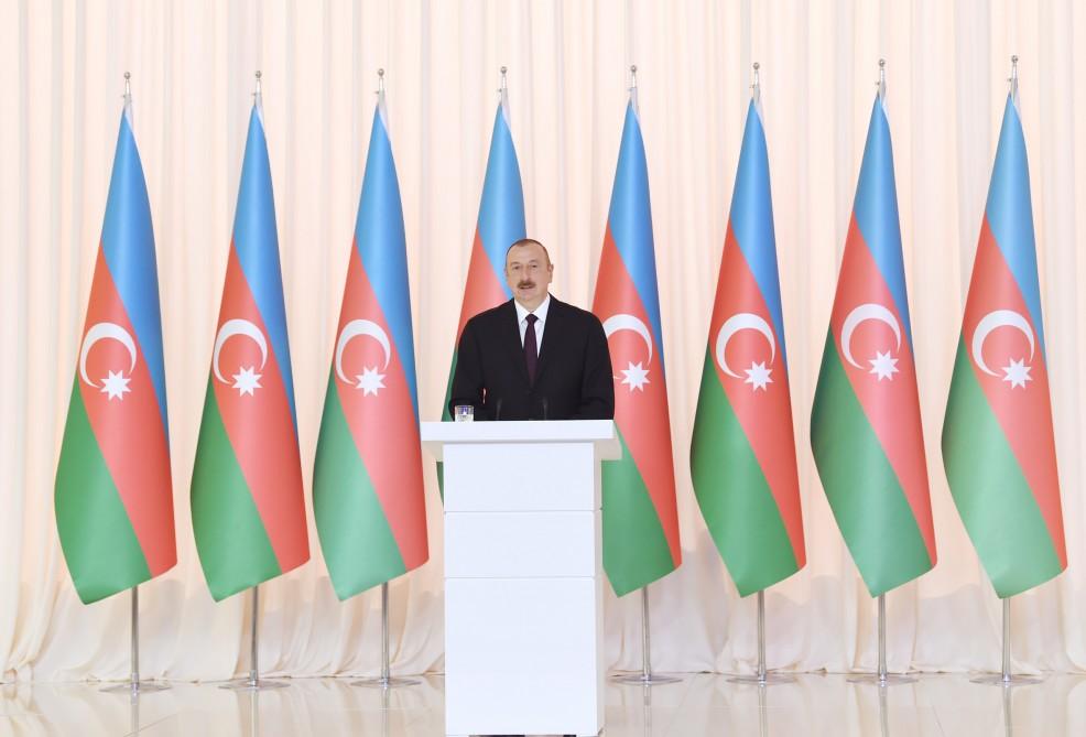 President Ilham Aliyev, First Lady Mehriban Aliyeva attend official reception on occasion of 100th anniversary of ADR (PHOTO)