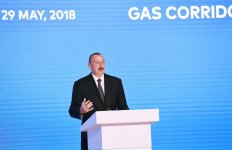 Ilham Aliyev attends launch of Southern Gas Corridor’s first phase (PHOTO)