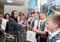 Heydar Aliyev Foundation VP Leyla Aliyeva attends opening of Azerbaijan Business Center in Astrakhan (PHOTO)