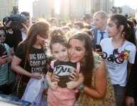 VP of Heydar Aliyev Foundation Leyla Aliyeva attends Children`s Festival (PHOTO)