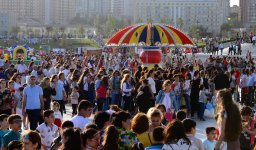 VP of Heydar Aliyev Foundation Leyla Aliyeva attends Children`s Festival (PHOTO)