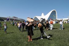 VP of Heydar Aliyev Foundation Leyla Aliyeva attends Children`s Festival (PHOTO)