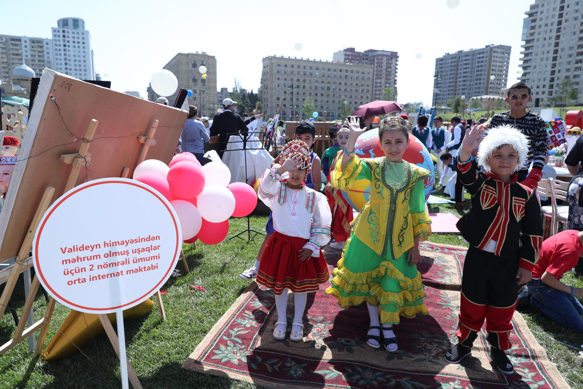 VP of Heydar Aliyev Foundation Leyla Aliyeva attends Children`s Festival (PHOTO)