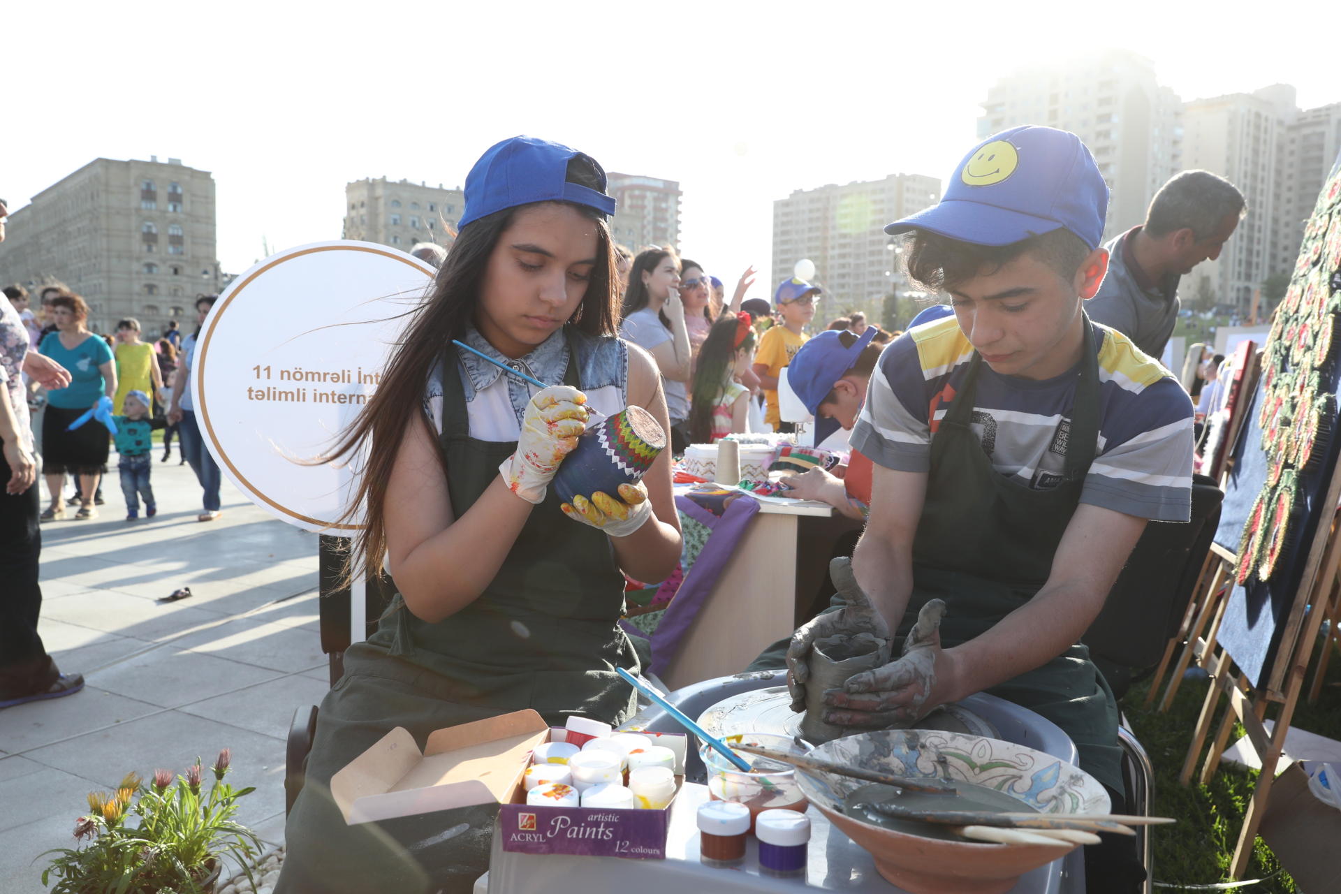 VP of Heydar Aliyev Foundation Leyla Aliyeva attends Children`s Festival (PHOTO)