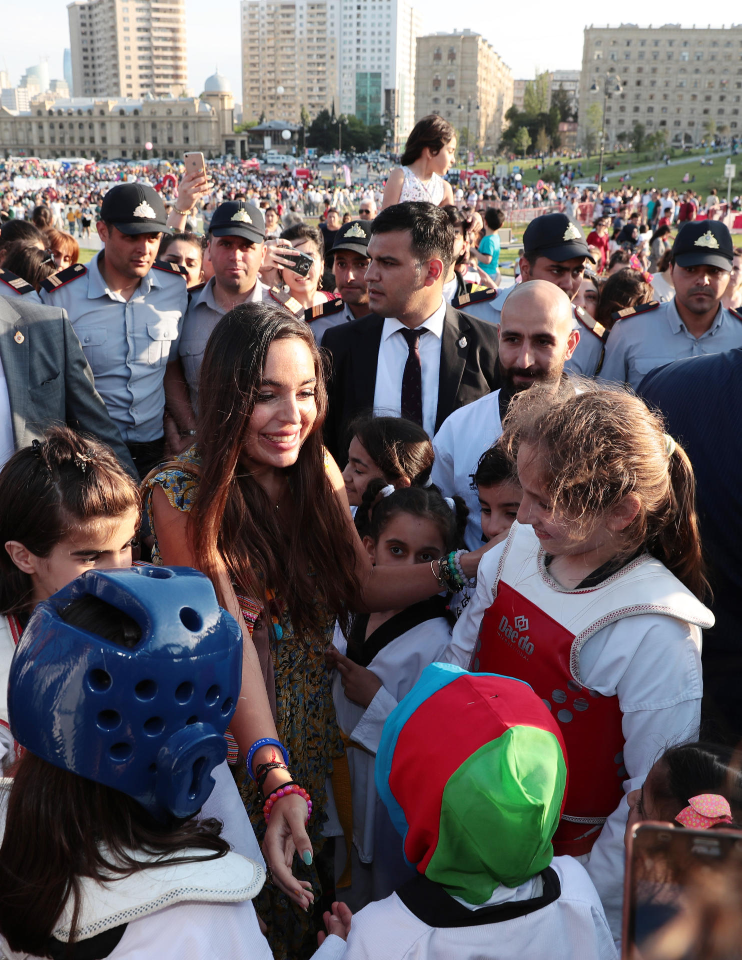 VP of Heydar Aliyev Foundation Leyla Aliyeva attends Children`s Festival (PHOTO)