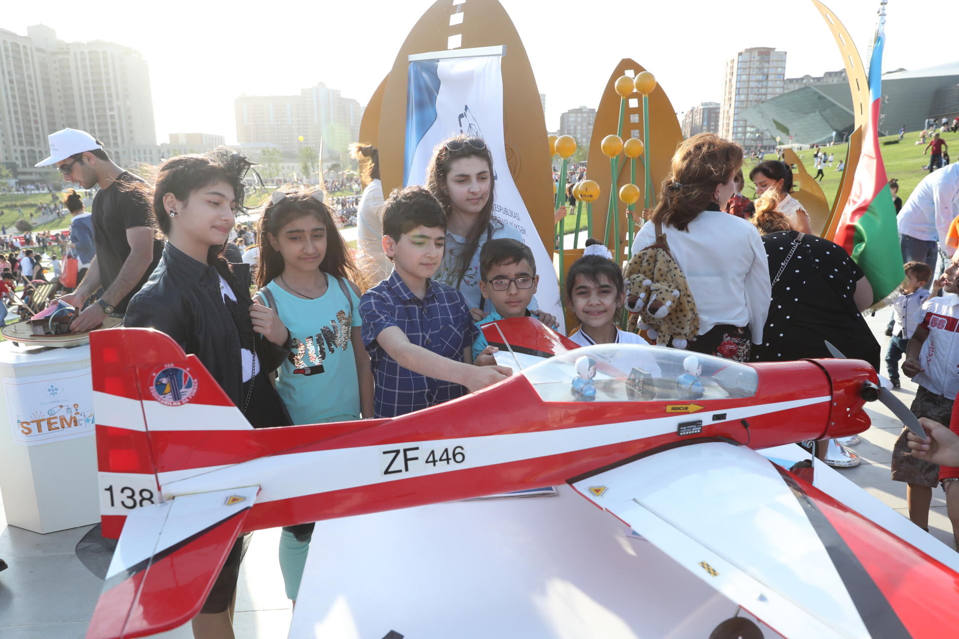 VP of Heydar Aliyev Foundation Leyla Aliyeva attends Children`s Festival (PHOTO)