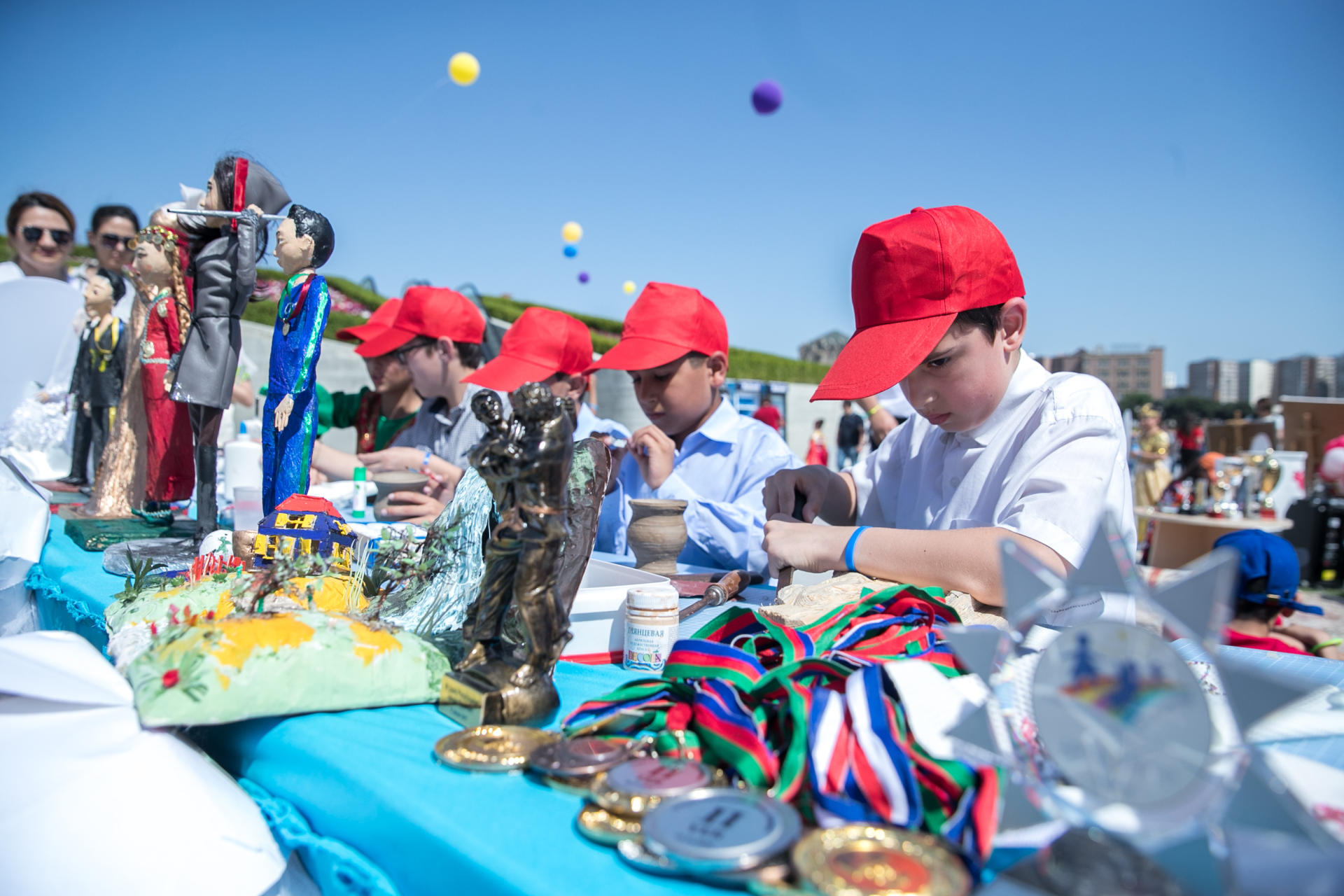 VP of Heydar Aliyev Foundation Leyla Aliyeva attends Children`s Festival (PHOTO)